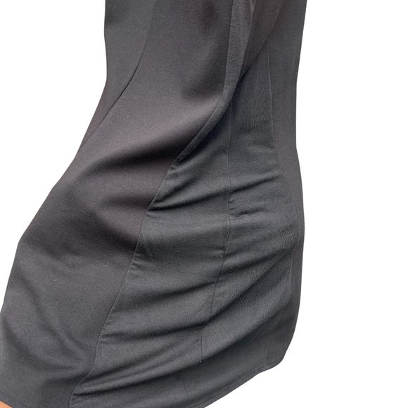 Lysse Sleeveless V-Neck Faux Leather Insert Pullover Tunic Top0 Black Size Small - Picture 9 of 11